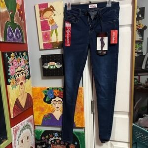 Wax Jean High Rise Dark Blue Denim